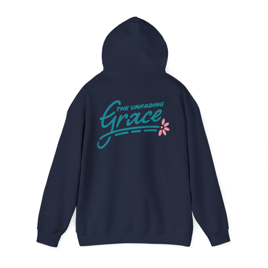 Religious Hoodie — "He Never Let Me Down" Christian Grace Pullover