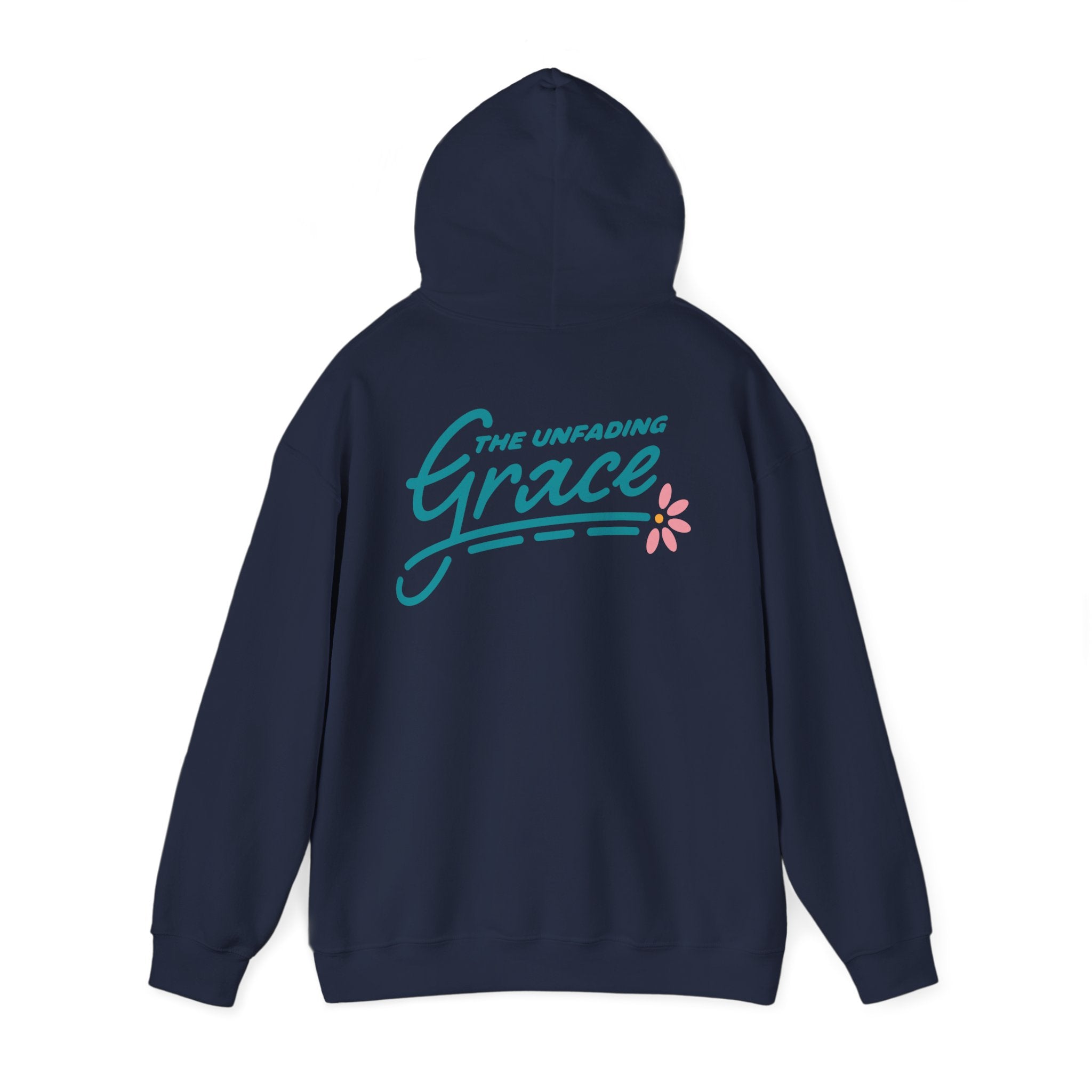Religious Hoodie — "He Never Let Me Down" Christian Grace Pullover