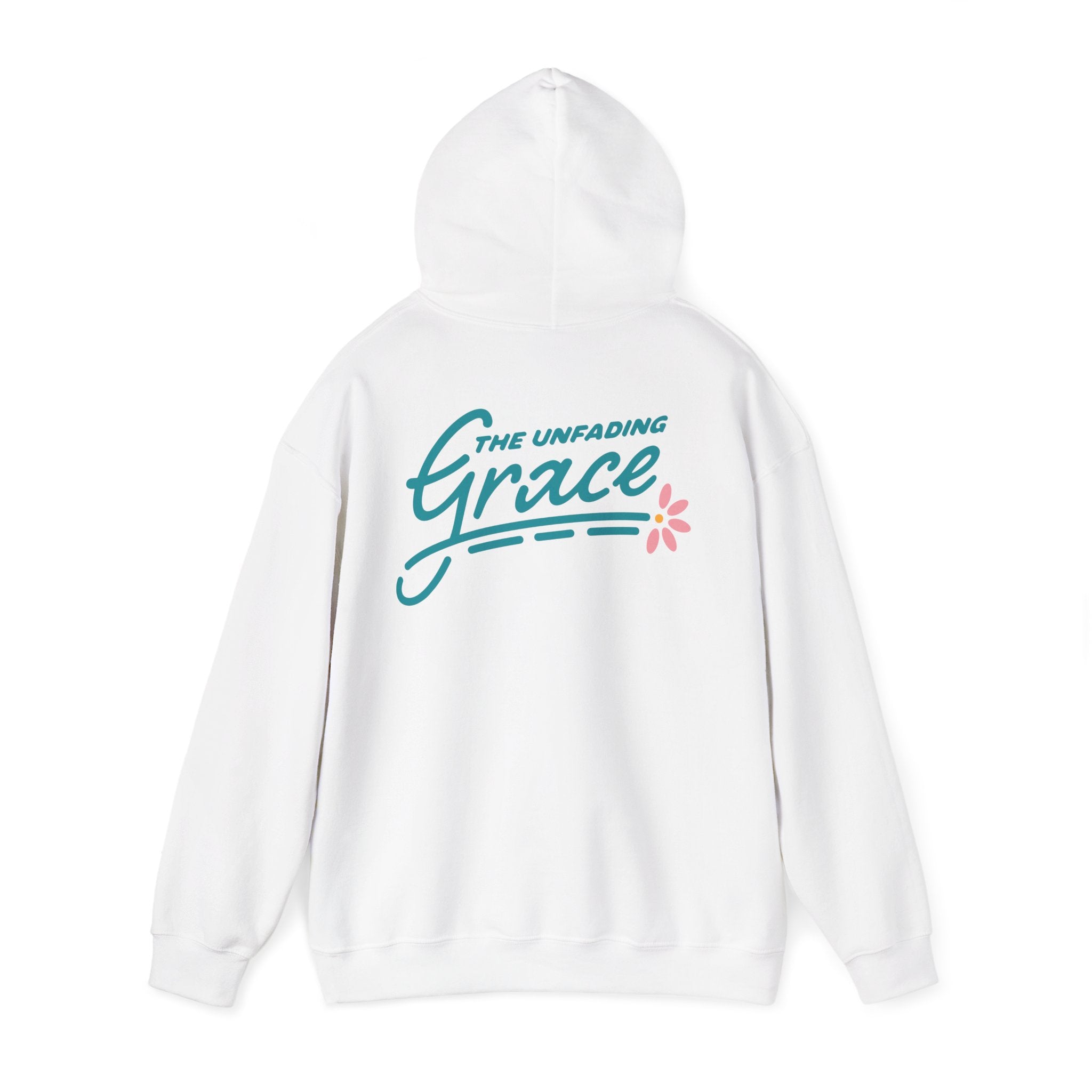 Religious Hoodie — "He Never Let Me Down" Christian Grace Pullover