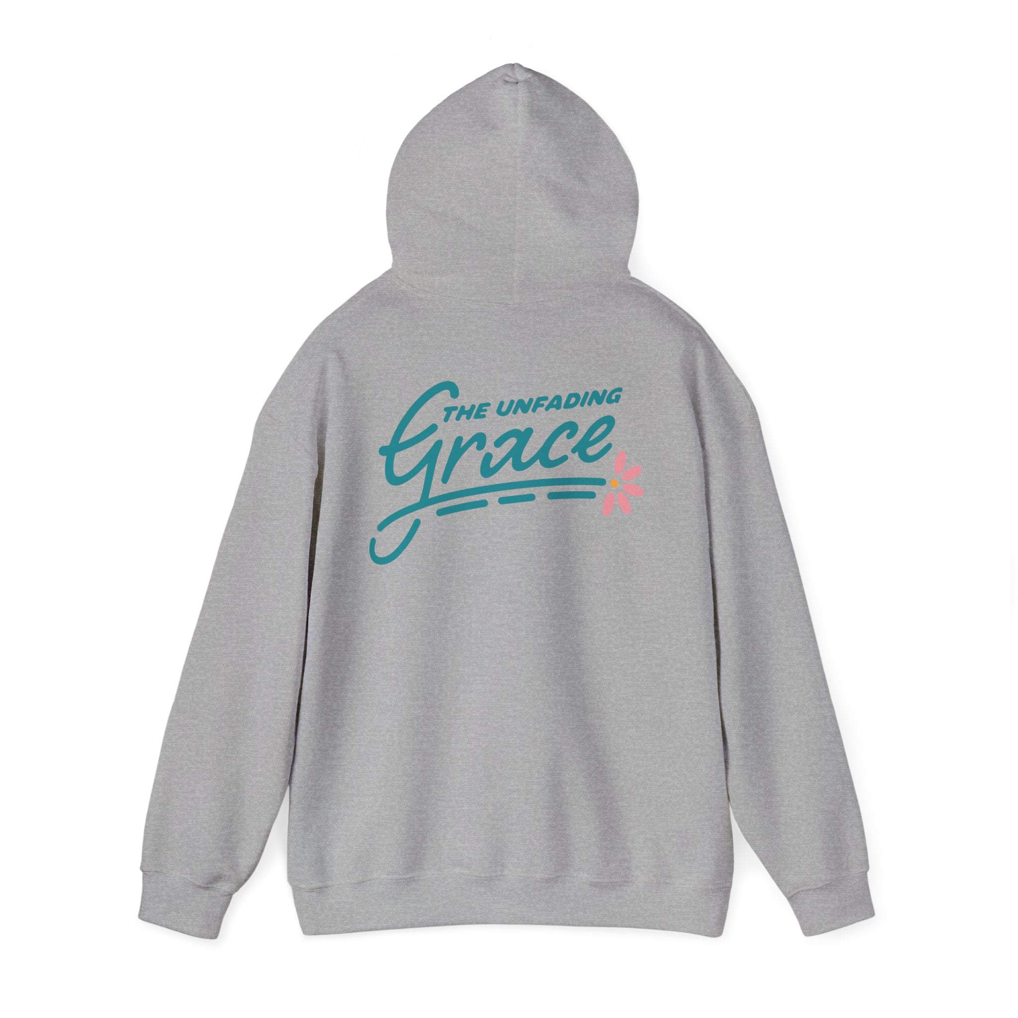 Religious Hoodie — "He Never Let Me Down" Christian Grace Pullover