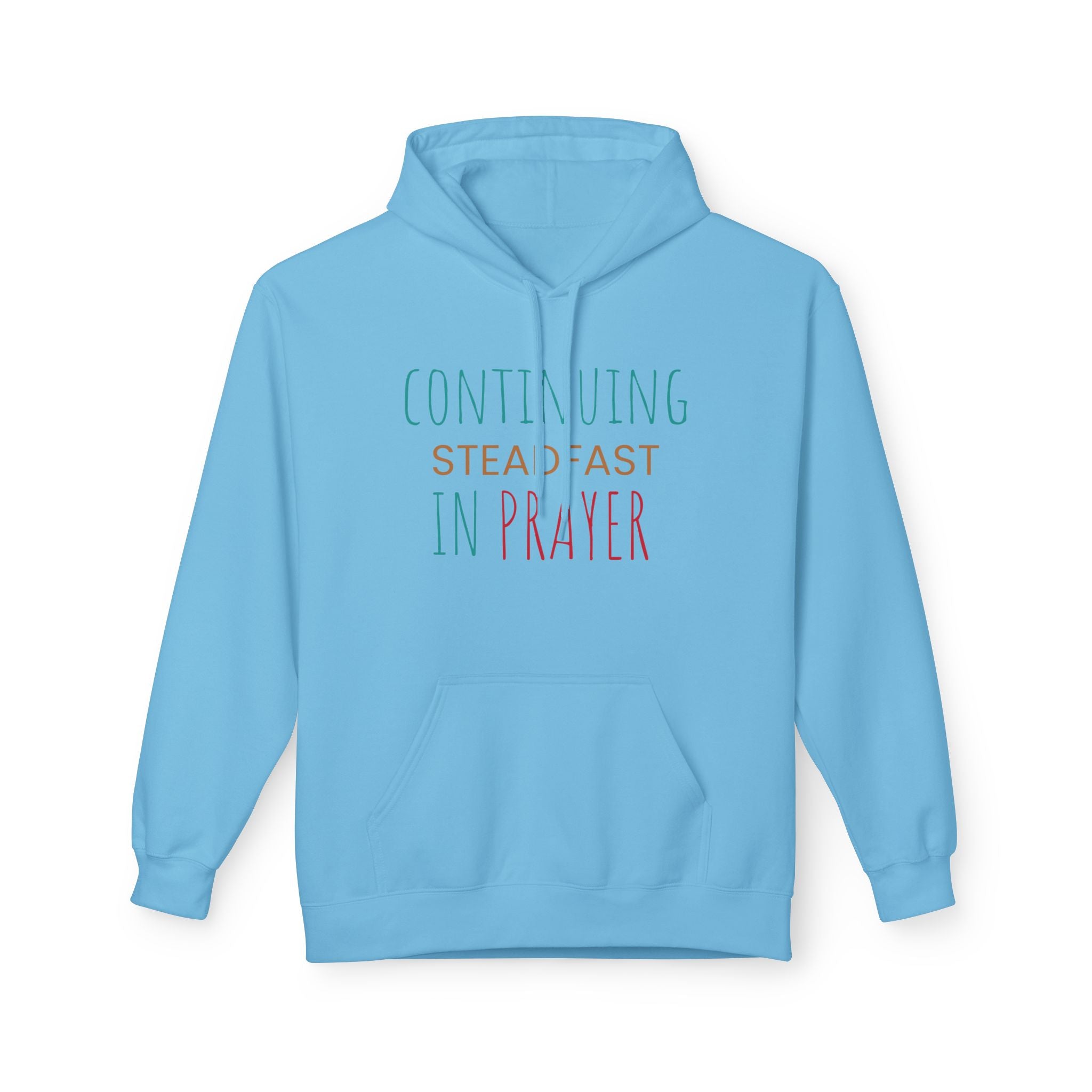 Prayer Hoodie — "Continuing Steadfast in Prayer" Christian Faith Pullover