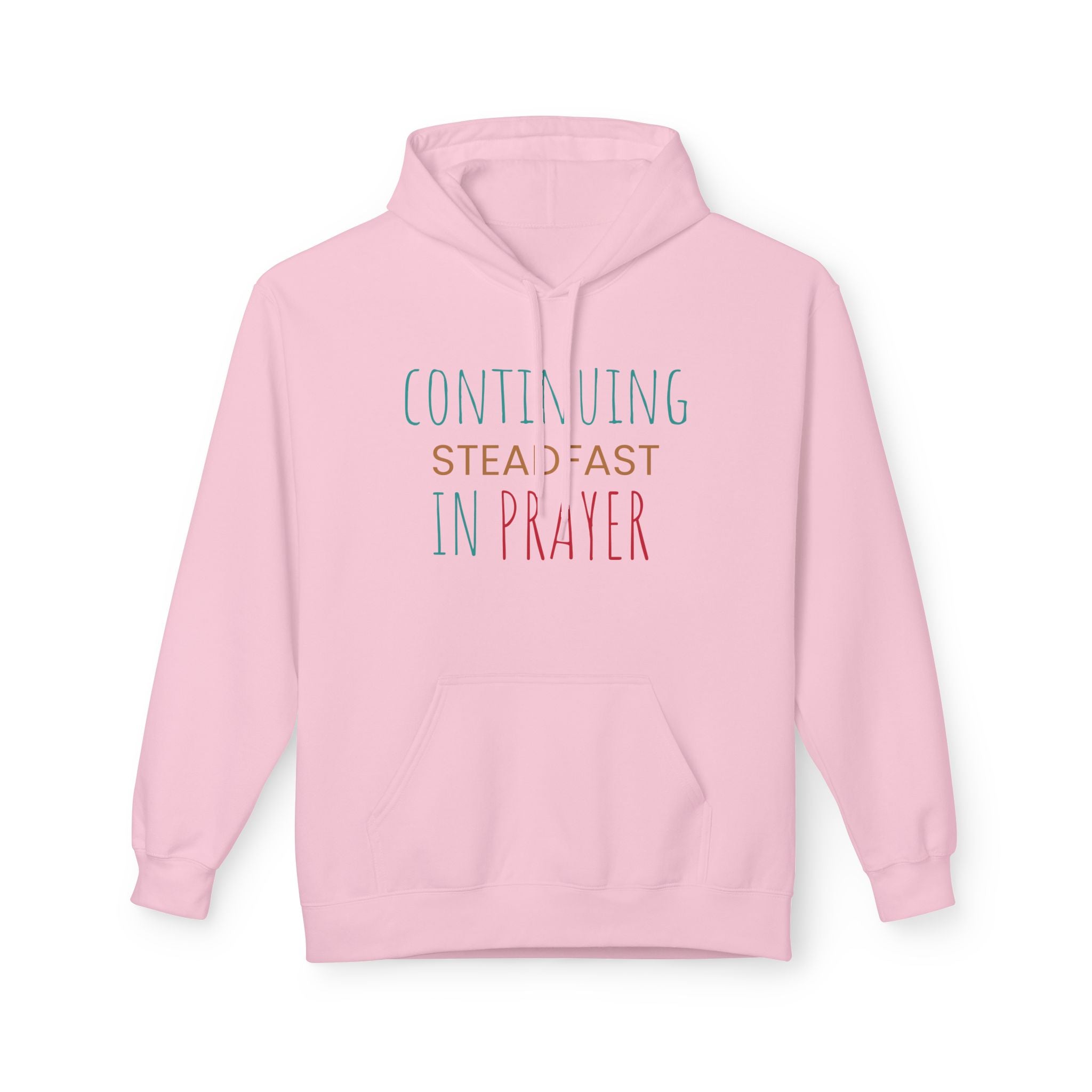Prayer Hoodie — "Continuing Steadfast in Prayer" Christian Faith Pullover