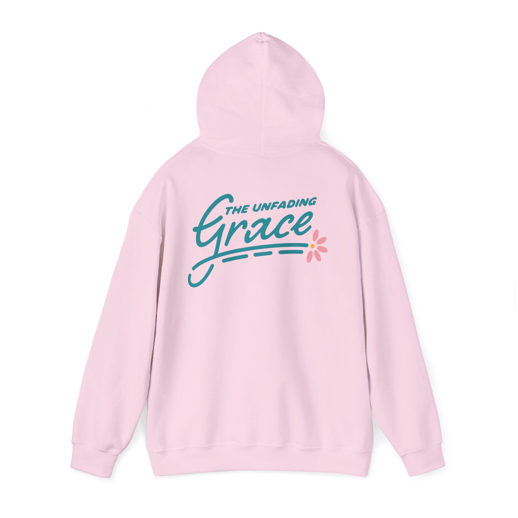 Religious Hoodie — "He Never Let Me Down" Christian Grace Pullover