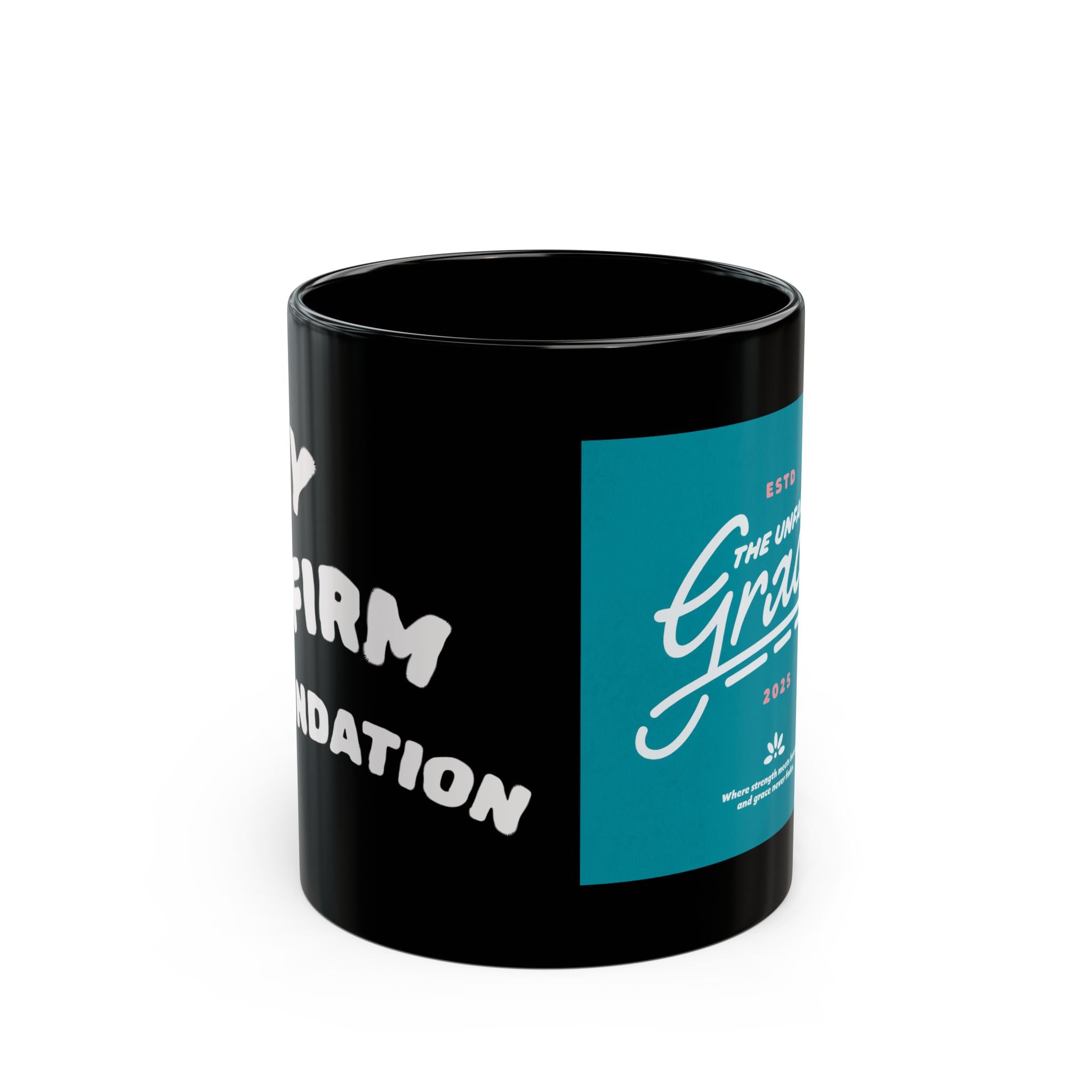 Black Mug — The Unfading Grace Tea/Coffee Mug (11oz & 15oz)