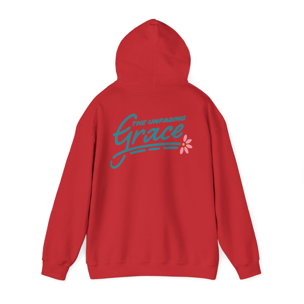 Religious Hoodie — "He Never Let Me Down" Christian Grace Pullover