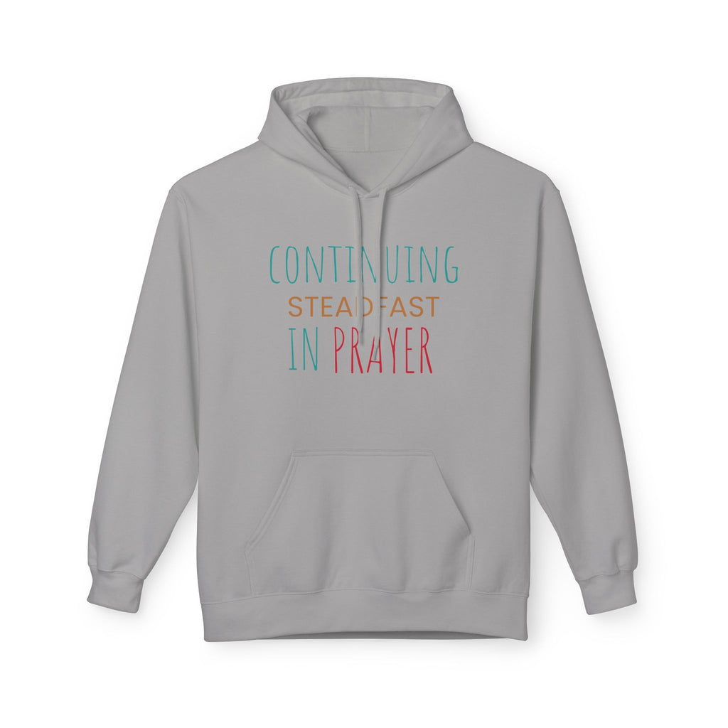 Prayer Hoodie — "Continuing Steadfast in Prayer" Christian Faith Pullover