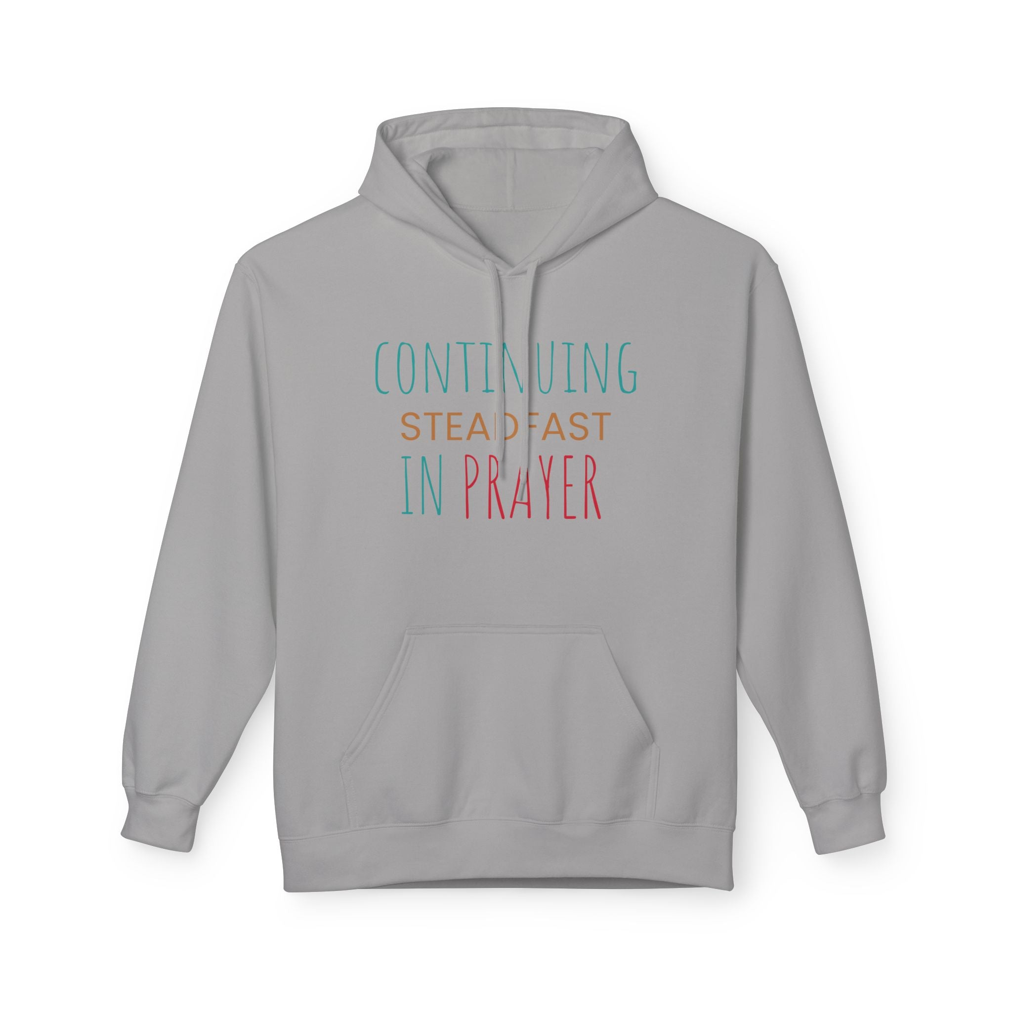 Prayer Hoodie — "Continuing Steadfast in Prayer" Christian Faith Pullover