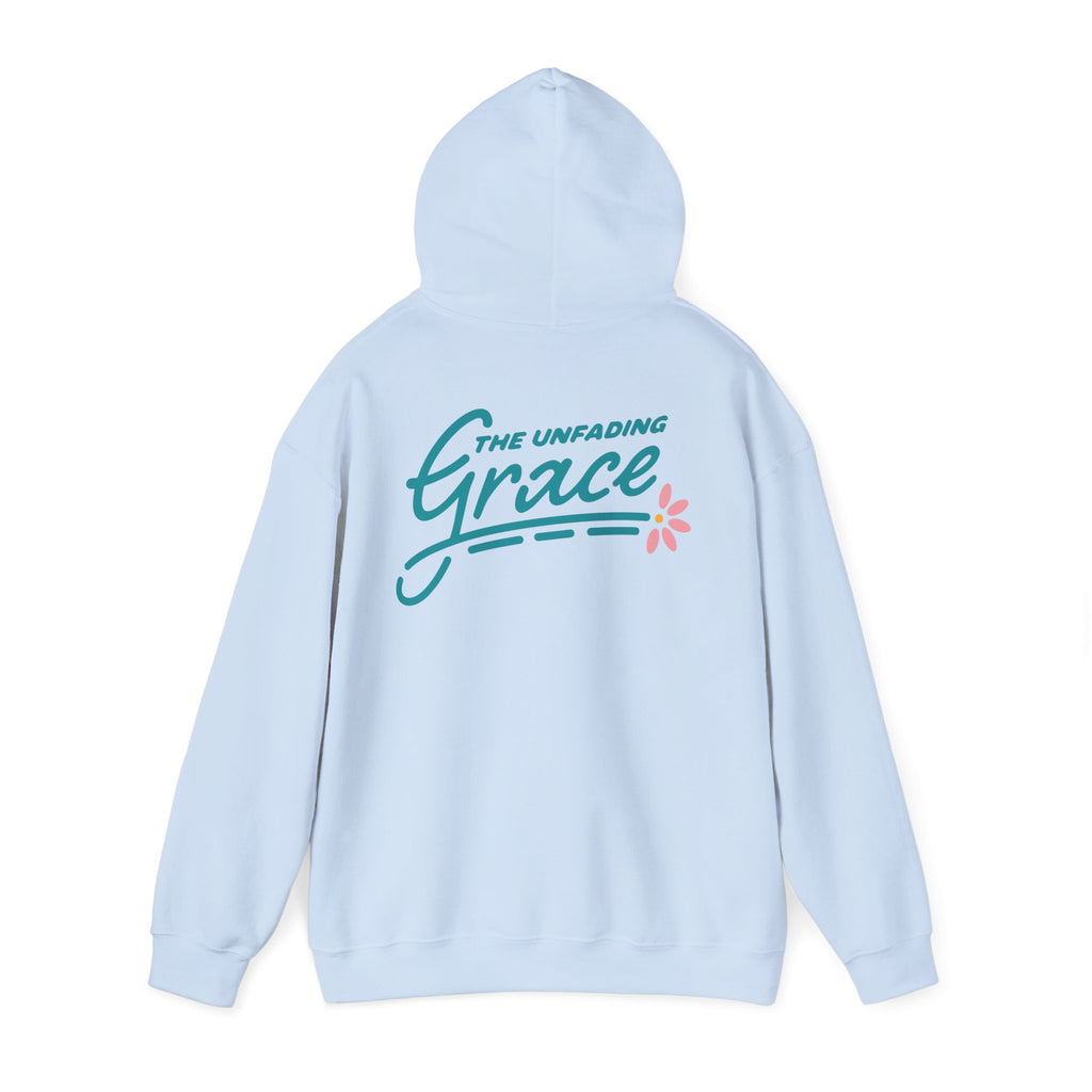 Religious Hoodie — "He Never Let Me Down" Christian Grace Pullover