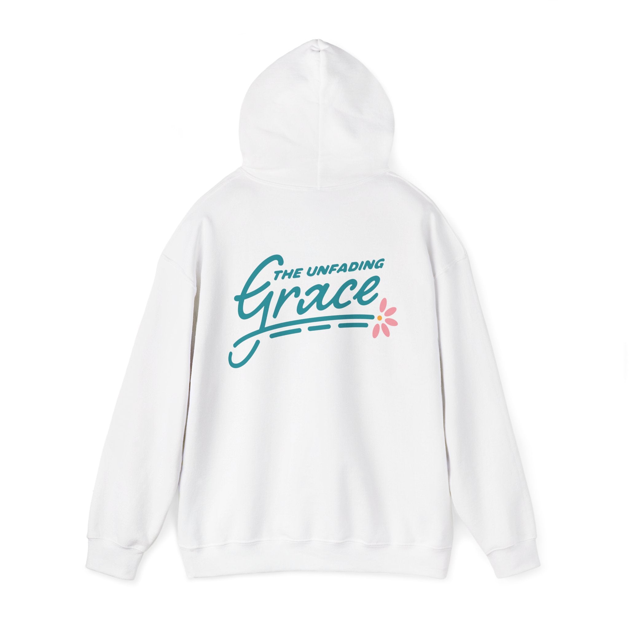 He Never Fails Me Hoodie — Christian Faith Graphic Pullover ("He Never Fail Me")