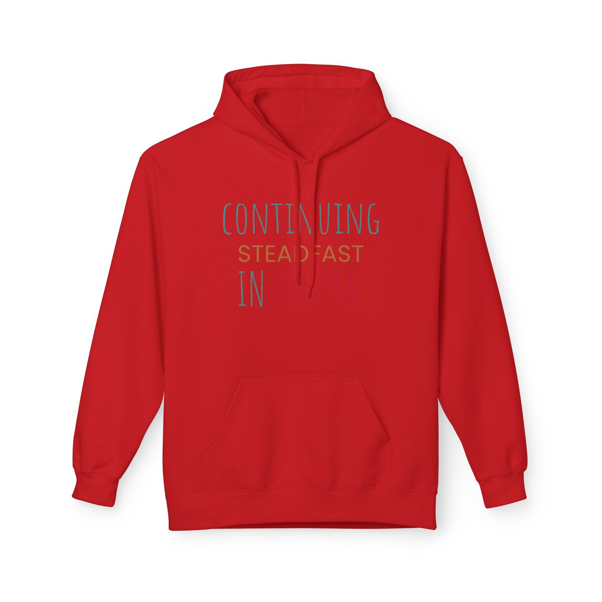 Prayer Hoodie — "Continuing Steadfast in Prayer" Christian Faith Pullover