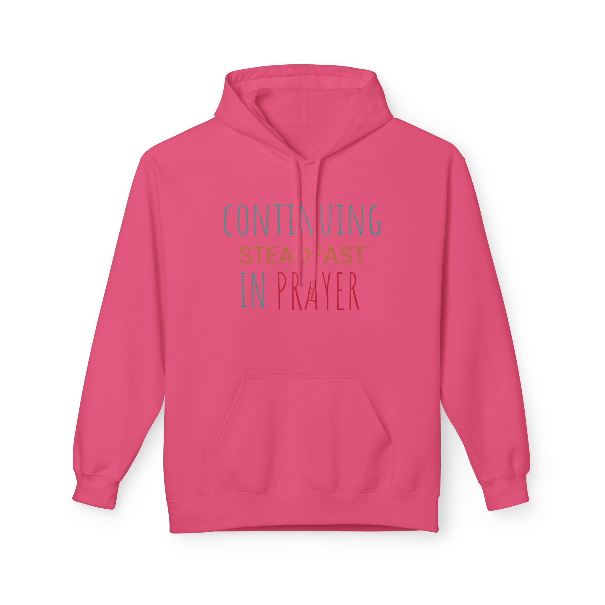 Prayer Hoodie — "Continuing Steadfast in Prayer" Christian Faith Pullover