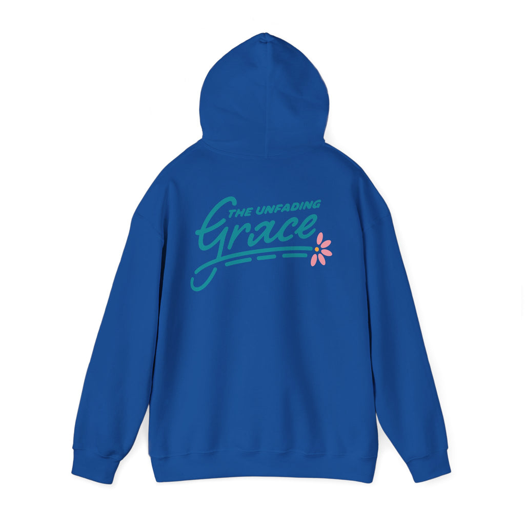 Religious Hoodie — "He Never Let Me Down" Christian Grace Pullover