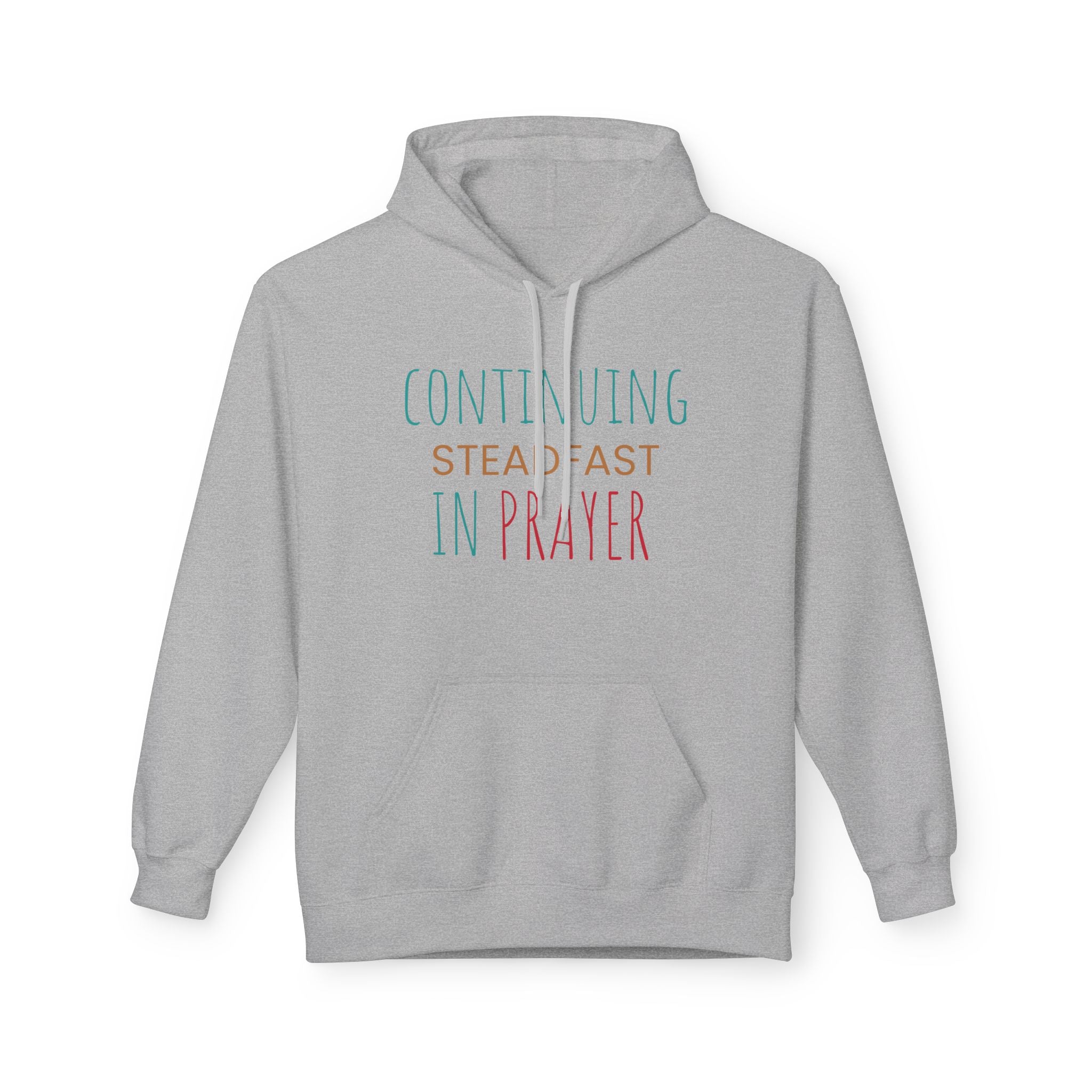 Prayer Hoodie — "Continuing Steadfast in Prayer" Christian Faith Pullover
