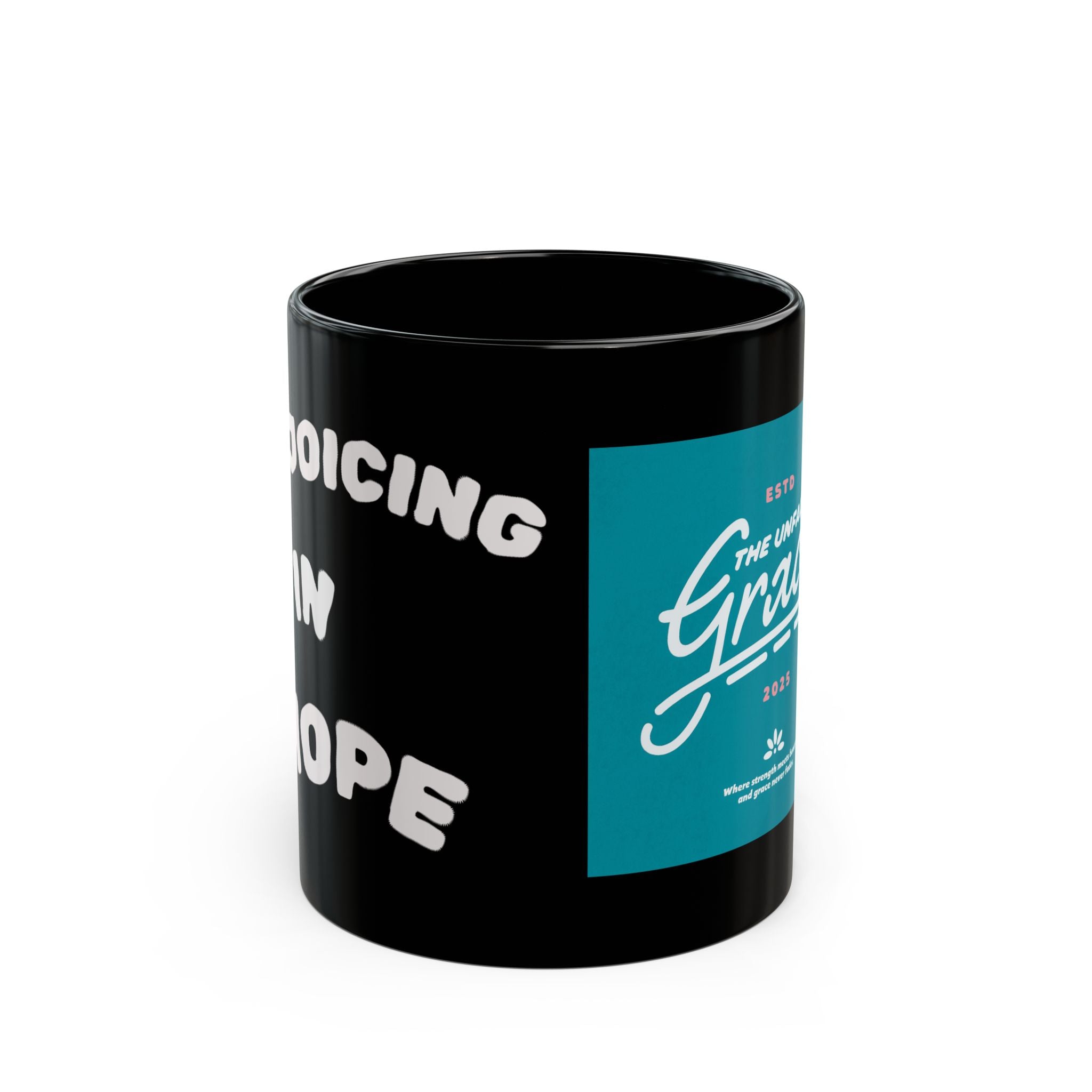 Inspirational Grace Mug — 'The Unfading Grace' Motivational Coffee Cup