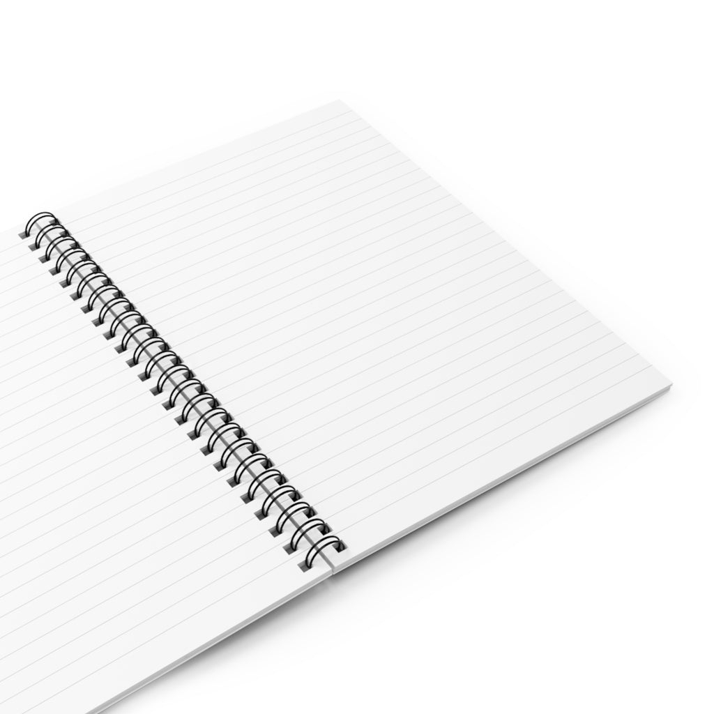 Faith Journal Spiral Notebook — “I Am Strong Because God Is With Me” Inspirational Notebook